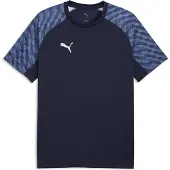 Puma teamLIGA26 Jersey Jr, 140, Navy White-Blue Horizon