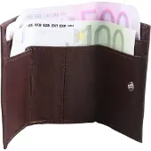 Excellanc Mini Geldbörse aus Echtleder. Format 10 x 6 cm.