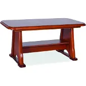 Feldmann-Wohnen Couchtisch Wohnzimmertisch Beata 130x67x60cm Kastanie ausziehbar