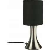 Atmosphera Elegante Touch-Nachtlampe Toga 28 Cm-Schwarz, modernes Design