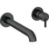 Lomadox Unterputz-Waschbeckenarmatur, 2-teilig, schwarz, SILIA-30