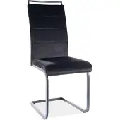 Feldmann-Wohnen Esszimmerstuhl Küchenstuhl Set H-441 schwarz 6er Set