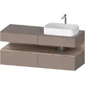 Duravit QA4766055430000 QTG KWTU WH Ek. 1400x550x600 bs. Mt.