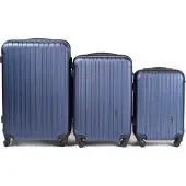 Wings Set mit 3 L, M, S, blauen Koffern