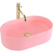 REA Aufsatzwaschbecken VANDA BUBBLE GUM matt Pink