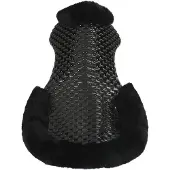 Acavallo Respira Air Release Soft Gel Pad Front, Farbe:black/black