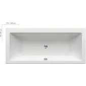 Ravak Formy 01 Slim - Badewanne 1800x800 mm, weiß C881300000