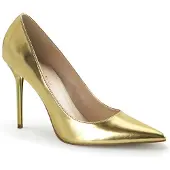 Pleaser CLASSIQUE-20 Damen Pumps von , Gold Matt , EU 35, US 5
