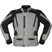 Modeka Viper LT Motorrad Textiljacke, grau/schwarz, 3XL