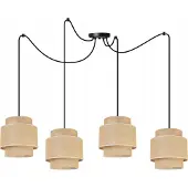 Light11 HOME Hängelampe, Deckenleuchter, Lampenschirm, Boho Juta