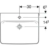 Geberit 501637001 Renova Plan Waschtisch, 60x48cm