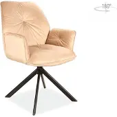 Feldmann-Wohnen Esszimmerstuhl Küchenstuhl Set Boogie II beige 6er Set