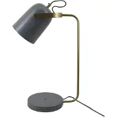 Kayoom Tischleuchte "Caroline in Grau", grau, H: 58cm, 1 Stk., Leuchten, Tischleuchte