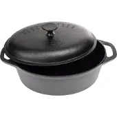 Browin 330525 Bräter / Gusseisentopf, 5,5 L / Gänsebräter / Schmortopf