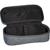 Brunnen 4X 104903306 Kombi-Etui, Farbe: Schwarz (Steinoptik)