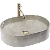 REA Aufsatzwaschbecken Nadia 50 Kashmir Oval Grey