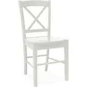 Feldmann-Wohnen Esszimmerstuhl Küchenstuhl Set CD-56 weiß 6er Set