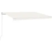 Syfax Markise Automatisch Einziehbar 450x300 cm Creme