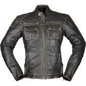 Modeka Carlson Motorrad Lederjacke, braun, 4XL