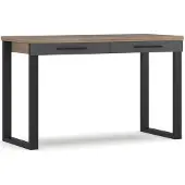 Nabbi Schreibtisch mit Schubladen Ovida 120 2DRWS – Craft Tobacco / Matera