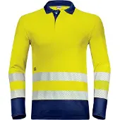 Uvex suXXeed construction Poloshirt Langarm Warnfarben gelb XXL - 8827813 - gelb