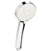 Loge Design Dafni 3-Funktions-Duschhandbrause, Weiss/Chrom ? 9 Cm