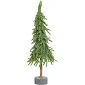 Everlands Weihnachtsbaum PE mini l13b13h45 cm grün (groen)