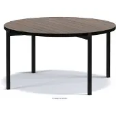 Konsimo Couchtische Wohnzimmertisch ''GERIS'' Dunkebraun, Holz, Klassische Stil, 84,2x43x84,2 cm