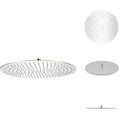 vidaXL Regenduschkopf Edelstahl 50 cm Rund - Duschköpfe