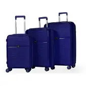 Hoffmans Hoffmanns 3-tlg.Kofferset POLYPROPYLENE Modell DAISY 03202 Blau