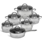 Edenberg EB-4052 12-teiliges Kochgeschirr-Set