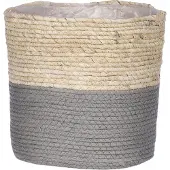 Edelman Dekorativer Aufbewahrungskorb Rachel 16 cm grau