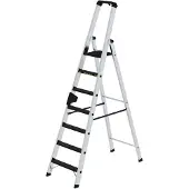 Günzburger Munk Stufen-Stehleiter 250 kg einseitig begehbar mit clip-step R13 - 042707
