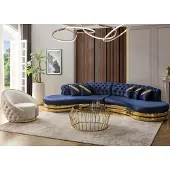 Xl Moebel Gmbh Sofagarnitur Polstermöbel Blau 2x 4-Sitzer Sofas Sessel Luxus Wohnzimmer