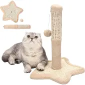 Nobleza Kratzbaum Kletterbaum Katzenkratzbaum Katzenbaum Höhe 38 cm Beige