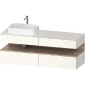 Duravit Waschtischunterschrank Qatego 160x55x60cm, E Ma/w m, Pl, Beck. li