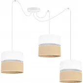 Light11 HOME Spider Deckenhängelampe, Lampenschirm 20 Cm Weiss