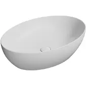 Hak PURA Waschtisch zum Aufsetzen 60x42 cm, Weiss matt