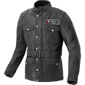 Bogotto Bristol Schwarz Motorrad Lederjacke Größe 48
