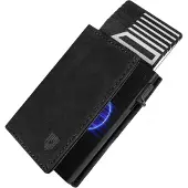 Sonstiges Slim Wallet MagSnap Portmonee Herren RFID mit Münzfach Schwarz