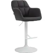 CLP Barhocker höhenverstellbar, drehbar, mit Armlehnen, H 97-118 cm, B 57 cm, T 59 cm