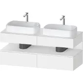 Duravit Waschtischunterschrank Qatego 140x55x60cm, w m, Pl, Beck. beids.