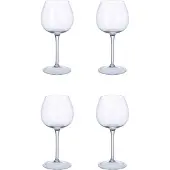 Villeroy & Boch Vorteilset 4 Stück Purismo Wine Weißweinkelch weich & rund klar Kristallglas 1137800031