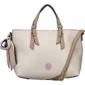 Rieker Damen Handtasche Shopper Schulterriemen H1507, Farbe:Beige