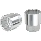 Ks Tools 1" 12-kant-Stecknuss kurz 3" - 911.0803
