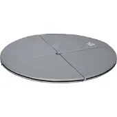 HOMCOM Tanzstangenmatte, Ø 150cm Stangentanz Schutzmatte, 5 cm dick faltbar