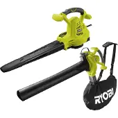 Ryobi 2800 W Elektro-Laubsauger RBV2800CSV, Luftmenge 14 m³/min, geliefert im Ka