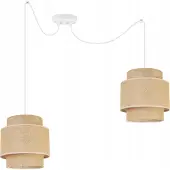 Light11 HOME Hängelampe, Deckenleuchter, Lampenschirm, Boho Juta