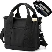 Sonstiges Canvas Handtasche Damen Umhängetasche Shopper Reißverschluss Kaufland