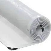 Syfax Transparente Plane mit Ösen 5x6 m Polyethylen